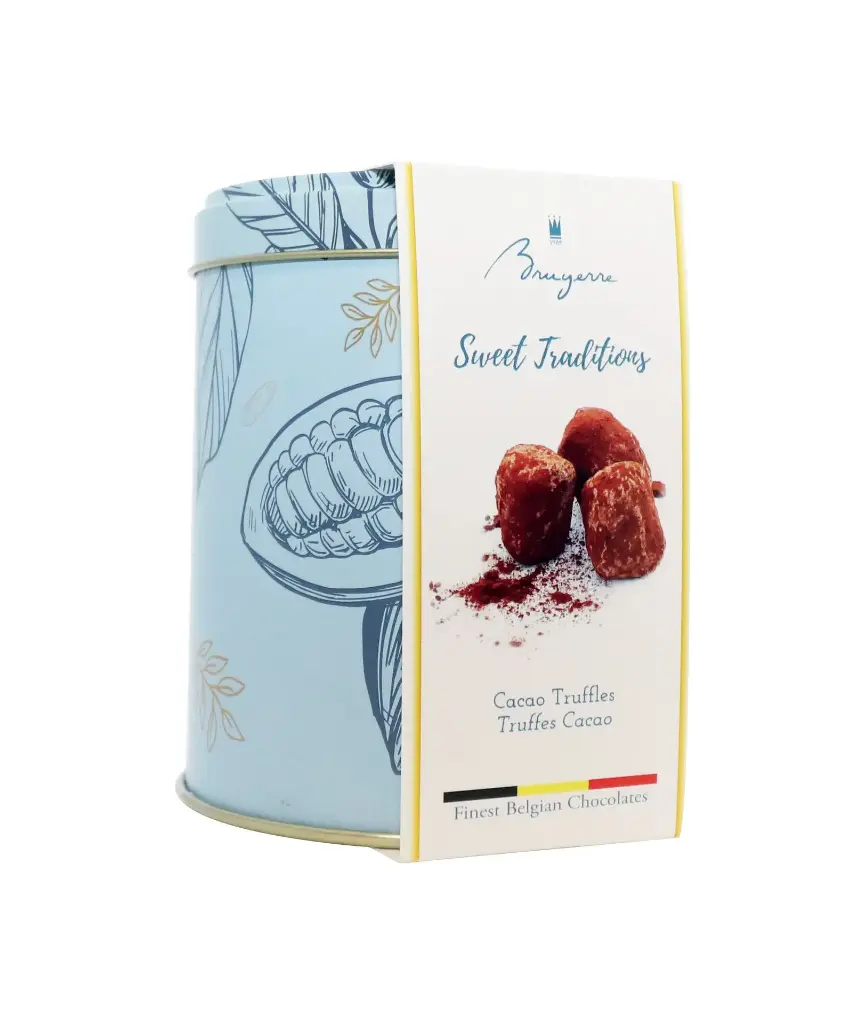 Cocoa Truffles in Tin 100g